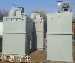 多臺制作完成，等待發(fā)貨的hd單機袋式除塵器圖片